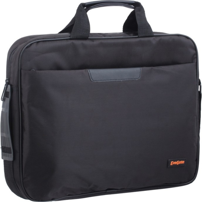 Сумка EXEGATE OFFICE F1595 BLACK, черная, полиэстер, для ноутбуков до 15,6